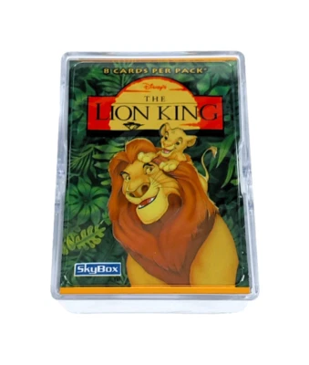 Skybox Disney 1994 El Rey León Serie 1 Película #1-90 ¡Juego de cartas base con estuche! ¡Nuevo! Foto 1 de 4