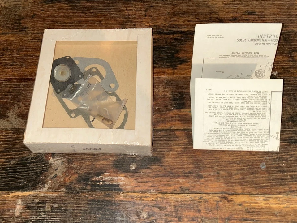 Nuevo kit carburador Solex 1b 1974 Volkswagen VW Super Beetle 1584cc Foto 1 de 1