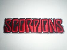 SCORPIONS IRON ON EMBROIDERED PATCH