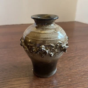 Glit HF. Pottery, Handmade Lava Ceramic Vase, Iceland, Mid Century - Picture 1 of 9