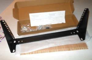 4U Folding 19" Steel Wall Mountable Vertical Networking Equipment Rack ~ Black - Picture 1 of 12