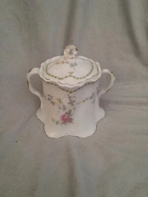 Vintage Rosenthal Versailles Bavaria Sugar Bowl Pink Roses Floral Gold Gilt  - Image 1 of 4