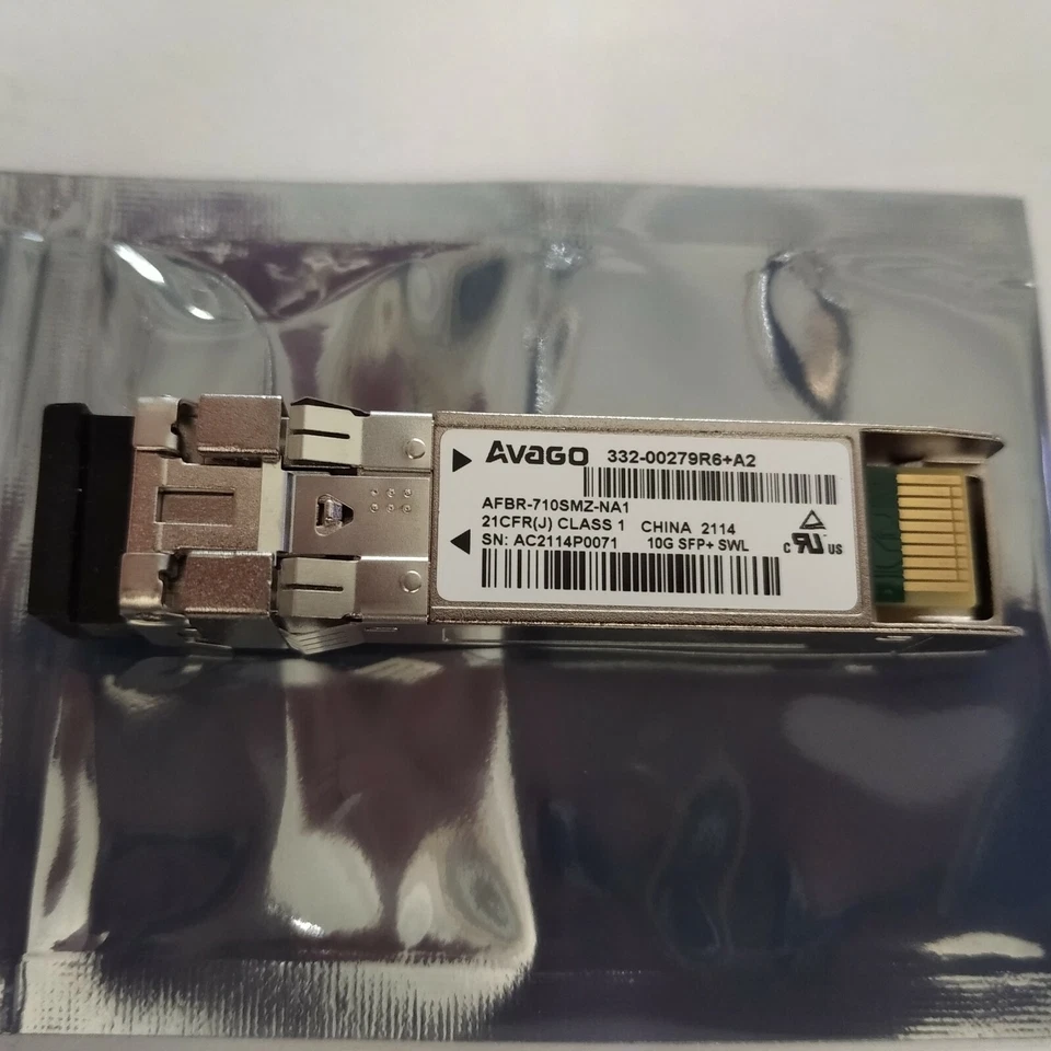New  NetApp 332-00279R6+A2 SFP+ Optical 10GB Transceiver AFBR-710SMZ-NA1 - Image 1 of 2