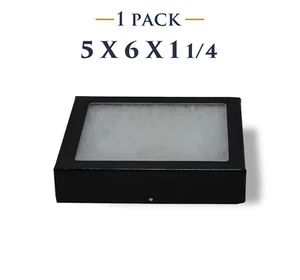 5 x 6 x 1 1/4 Riker Display Case Box for Collectibles Arrowheads Jewelry &More - Picture 1 of 3