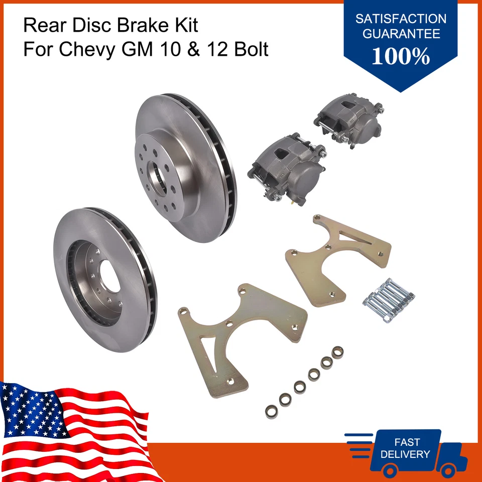 Kit de conversión de freno de disco trasero atornillable para GM 10 y 12 Pontiac GTO LeMans Foto 1 de 4