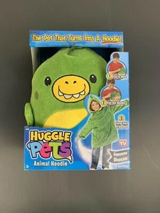 Huggle Pets Kids Plush Animal Hoodie Dinosaur One Size Ages 3-11 - Picture 1 of 9