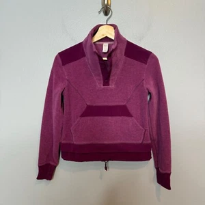 IVIVVA LULULEMON to the peak fleece 1/4 snap pullover size 10 girls Athletic - Picture 1 of 8