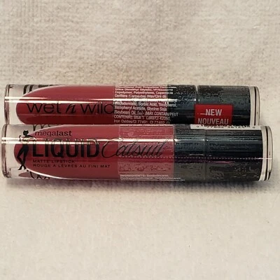 Wet n Wild Megalast Catsuit Matte Lipstick #957A BEHIND THE BLEACHERS ~ 2 Pack - Image 1 of 2