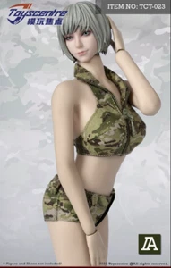 1/6 scale Tactical Military Combat Top Shorts Set For 12" Female Action Figure - Picture 1 of 3