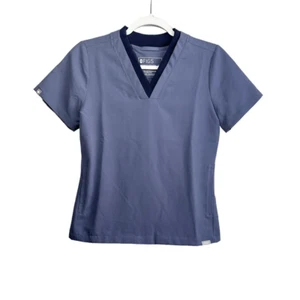 Figs Oran Scrub Top Women's XXS Periwinkle Blue Health Care Nursing - Picture 1 of 5
