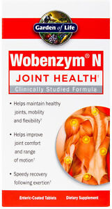 Wobenzym N by Garden of Life, 800 tablets
