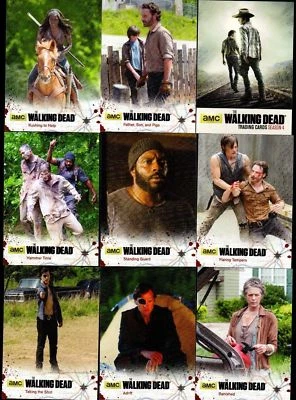 THE WALKING DEAD SEASON 4 PART 1 TRADING CARDS MINI MASTER SET TRADING CARDS - Image 1 of 2