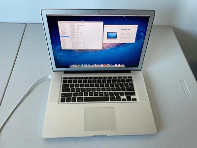 Apple Late 2011 A1286 MacBook Pro 15.4" Silver 2.2GHz/4GB/256GB - New Battery! - Image 1 of 4