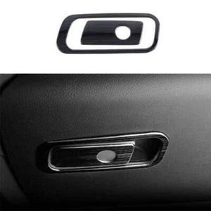 For Cadillac CT5 2020-2022 Black Titanium Co-Pilot Storage Box Handle Cover Trim - Imagen 1 de 6