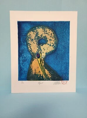 GARRA RETORCIDA VISCOSIDAD Original Color ÚNICO GRABADO Firmado Edición Limitada Foto 1 de 2