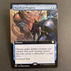March of Progress Extended Art 055 Near Mint Commander: The Brothers' War Rare - Picture 1 of 2
