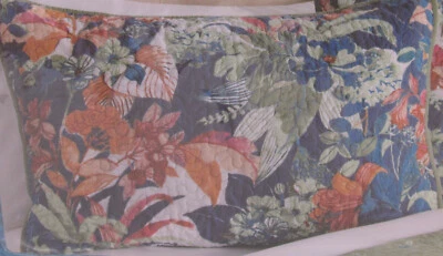 NUEVO Sonoma Almohada Sham FLORAL Heritage Productos Estándar para la Vida Algodón Reversible Foto 1 de 4