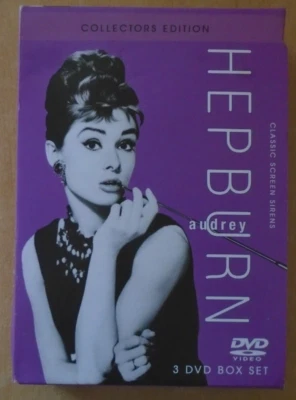 Audrey Hepburn Classic Screen Sirens 3 x DVD box set. - Image 1 of 4