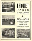 Paris Installations " Thonet " Decoration "Guy Courault Dheilly" Publicite 1934