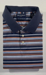 Camisa Polo Austin Reed Para Hombres Talla XXL Golf Informal Algodón Rayas Manga Corta - Imagen 1 de 10