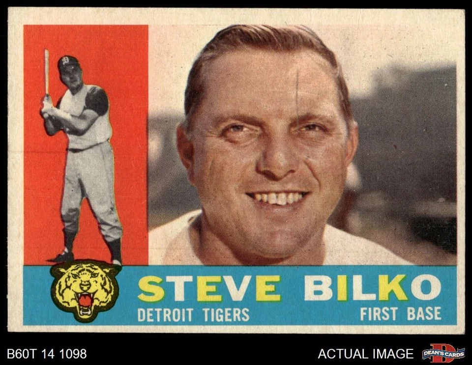 1960 Topps #396 Steve Bilko Tigers 4 - VG/EX - Image 1 of 1