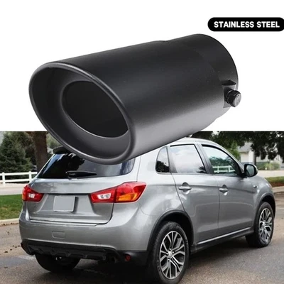 Rear Exhaust Pipe Tail Tip Muffler Round Accessories For Mitsubishi Outlander - Image 1 of 4
