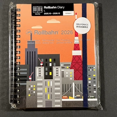 Rollbahn Diary Tokyo Exclusive Limited Edition Oct '25 to Dec '26 Made in Japan - Image 1 of 4