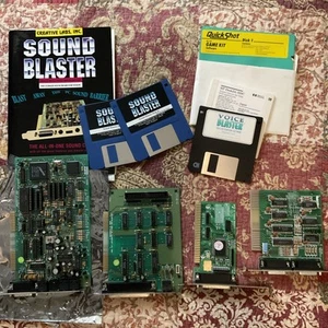 Lot Creative Sound Blaster CT1350B 8-Bit PC Gaming Sound Card- Ct1810 Qs-163 Hp - Afbeelding 1 van 21