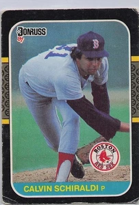 1987 Donruss - Calvin Schiraldi #641 - Picture 1 of 2