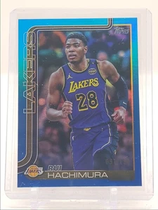 RUI HACHIMURA 2025-26 TOPPS FLAGSHIP BLUE RAINBOW LAKERS /150 Q5759 - Picture 1 of 2