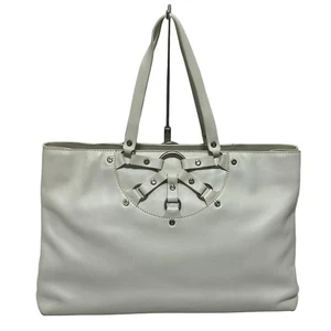 Celine weiße Ledertasche Tasche authentisch gebraucht Designer Handtasche authentisch - Bild 1 von 8