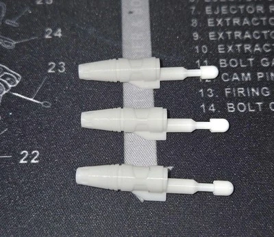 Transformers G1 Sideswipe Impreso en 3D Misiles de Repuesto Juego de x3 Blanco  Foto 1 de 4