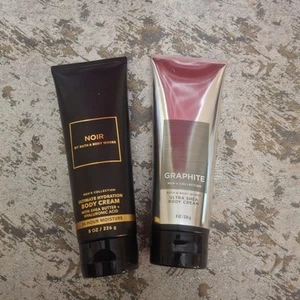 Bath & Body Works Herrenkollektion Noir & Graphit Körpercreme 8 Oz. Sheabutter - Bild 1 von 8