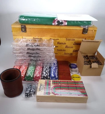 Snap On 100th Anniversary Poker Set Limited Edition Collectors Item - Image 1 of 4