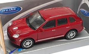 Welly 11cm Long Diecast 42348F-CW - Porsche Cayenne Turbo - Met. Deep Red - Picture 1 of 5