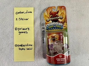Skylanders Swap Force Crystal Clear Fire Bone Hot Dog PURPLE Chase Variant - Picture 1 of 1