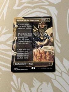 Revival Of The Ancestors 389 Borderless NON Foil Tarkir Dragonstorm TDM MTG - Foto 1 di 2