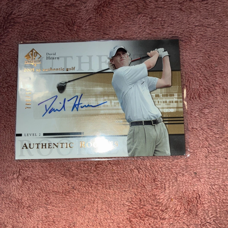 2005 Upper Deck AUTHENTIC ROOKIES David Hearn #760/999 Autograph card - Image 1 of 1