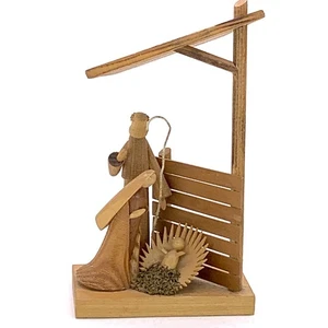 Belén de Colección Navidad Madera Tallada a Mano Sitarski y Fedorowicz Polonia 8" - Imagen 1 de 12