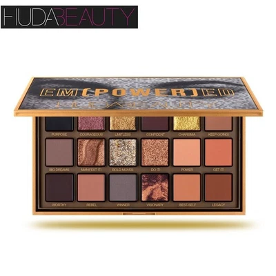 Huda Beauty Empowered Eyeshadow Palette Make Up 18 shades Christmas Gift RRP £62 - Image 1 of 4
