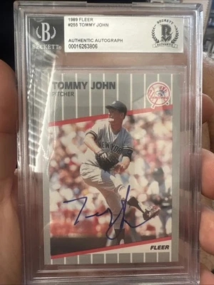 Fleer 1989 - Tommy John #255 Foto 1 de 2