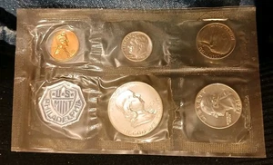 1961 US Mint Set P (5 Coins) NO ENVELOPE - Picture 1 of 2