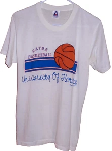 Vintage 1980er Florida Gators Basketball T-Shirt Medium  - Bild 1 von 2