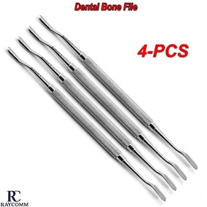 Chirurgisches Implantat Orthopädisches Implantat Knochenfeile Doppelendes zahnärztliches Instrument 4-STCK. - Bild 1 von 5