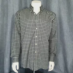 Camisa a Cuadros LL Bean Verde Azul a Cuadros Peso Medio Exterior Para Hombre Grande Reg Nueva Sin Etiquetas - Imagen 1 de 9