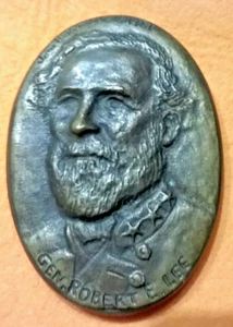 (pasteelers1) Gen. Robert E. Lee Gussmedaille 1981 von Baxendale 89x63mm 9,5 oz. - Bild 1 von 3