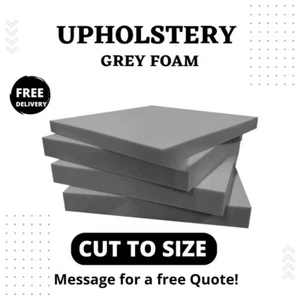 High-Density Grey Foam Sheets For Any Purpose - Custom Size and Shape Available - Picture 1 of 6