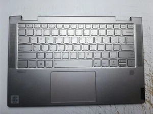 Lenovo Yoga C740-14IML 14" Palmrest Touchpad Keyboard AM1FG000110 #cb118 - Afbeelding 1 van 2