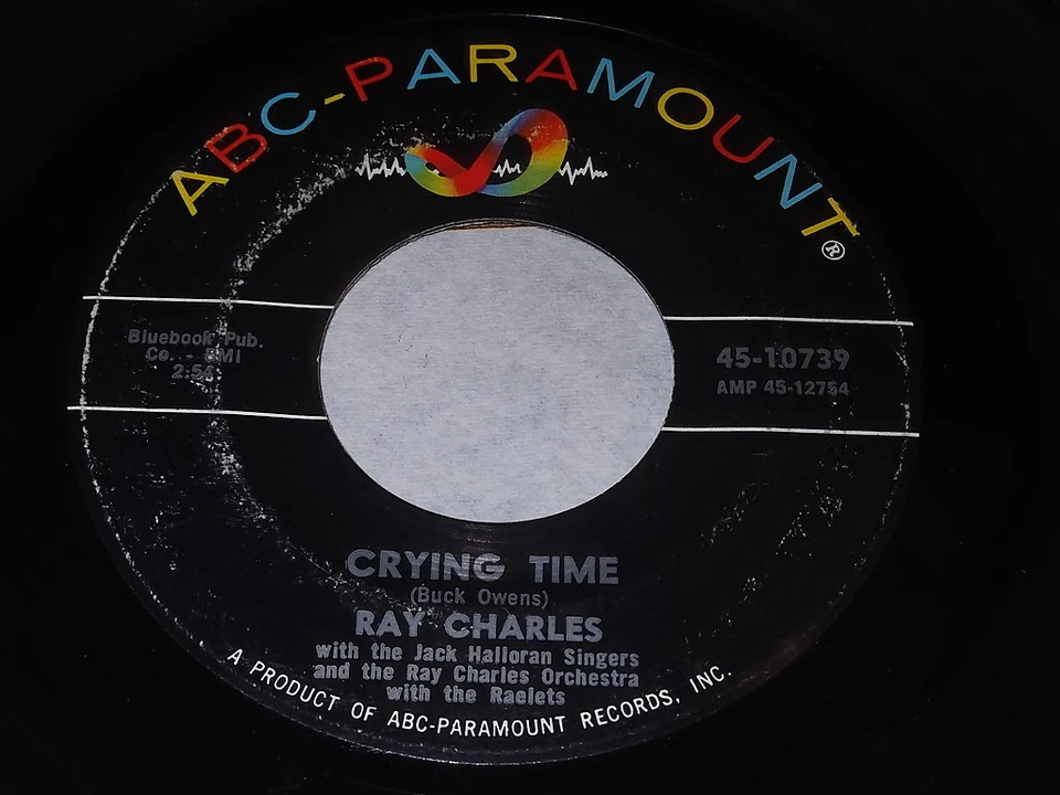 Ray Charles - Crying Time / When My Dreamboat Comes Home 45 - Soul Jazz - Image 1 of 1