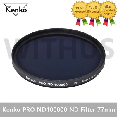 Kenko PRO ND100000 ND Filter for Solar Eclipse Photography 77mm - Tracking - Image 1 of 4